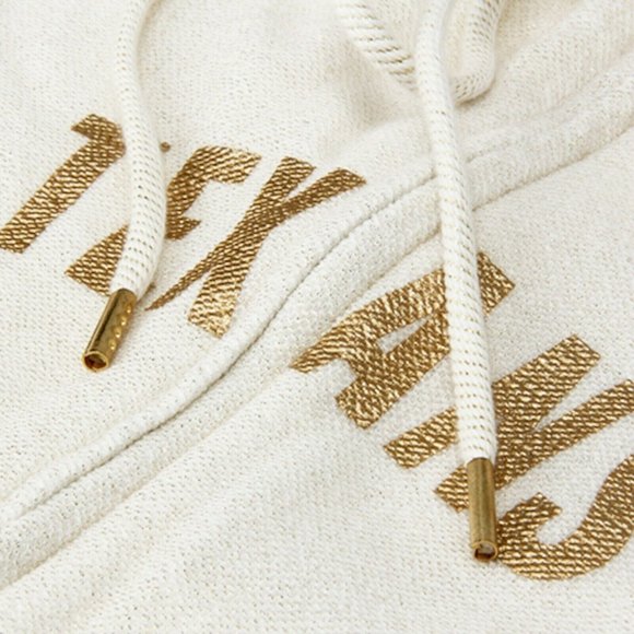 All-Sport Couture Womens NFL Houston Texans Cream Play Action Hoodie New - Picture 8 of 9